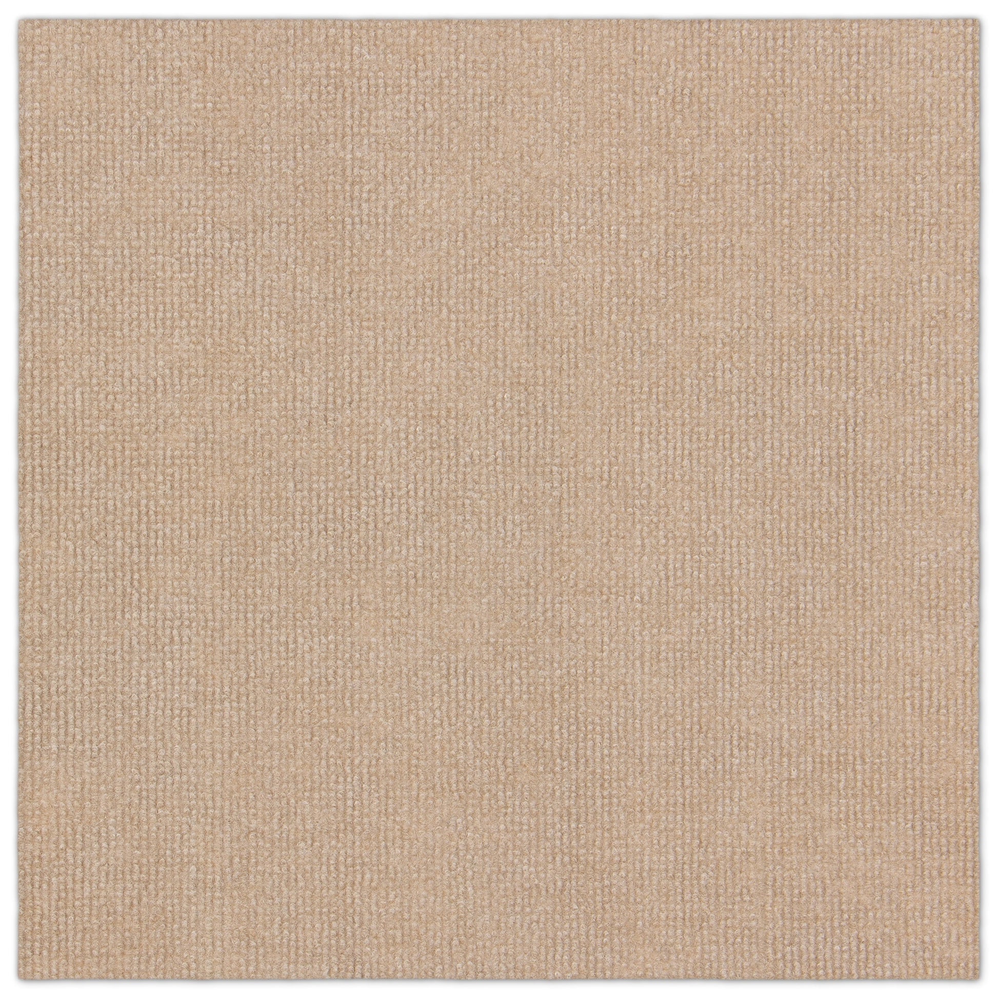 Asheville Rib Beige Residential 18 in. x 18 in. Peel and Stick Carpet Tile Square 27 sq. ft. 12 Tiles Per Box