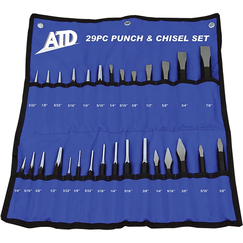 ATD Tools 729 29Pc Punch & Chisel Set ATD-729
