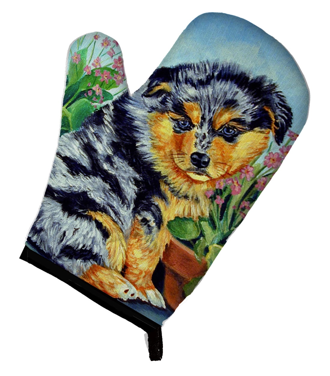 Australian Shepherd Puppy Oven Mitt