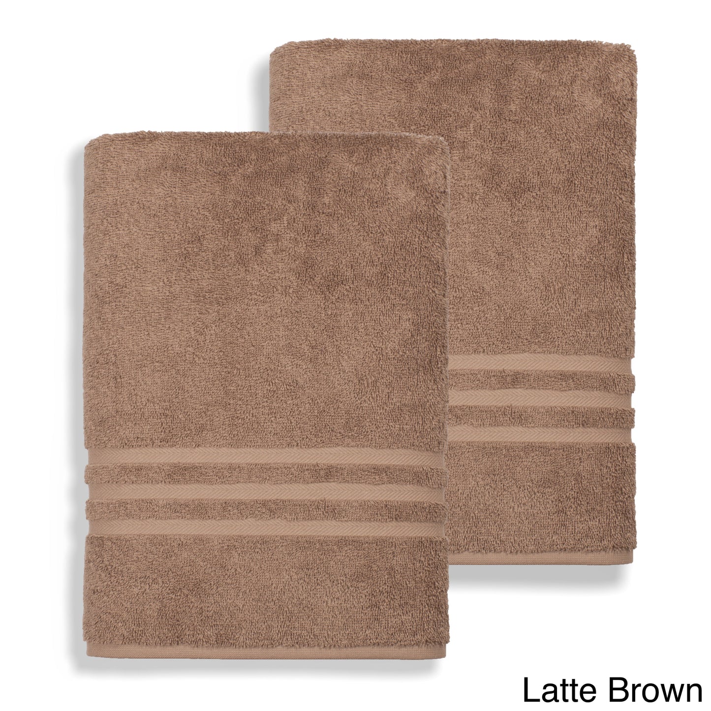 Authentic Hotel and Spa  Omni Turkish Cotton Terry Oversized Bath Sheet Towels (Set of 2) Brown