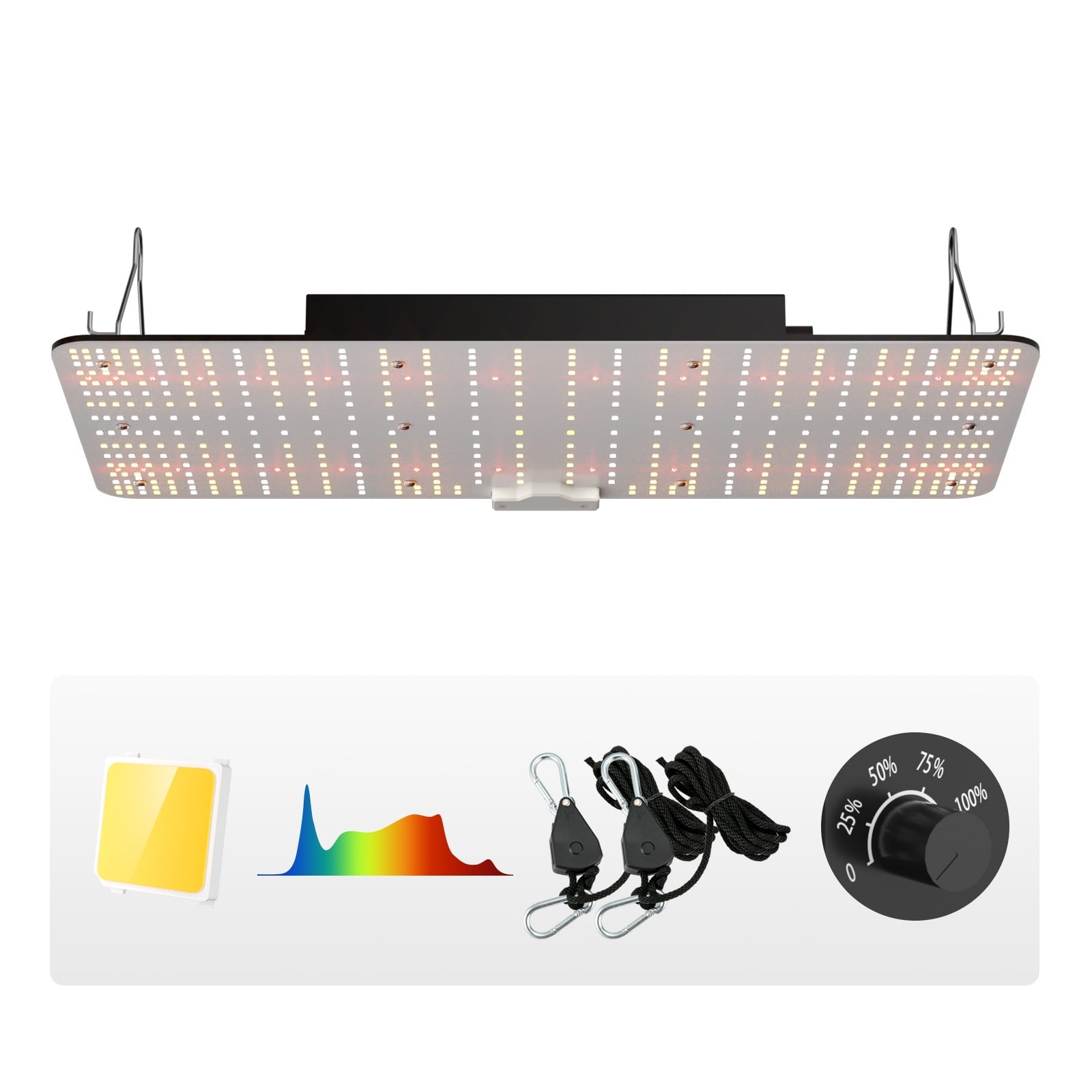 VEVOR 150W LED Grow Light Samsung 281B+PRO Chips Greenhouse Growing Light Full Spectrum Indoor Plants