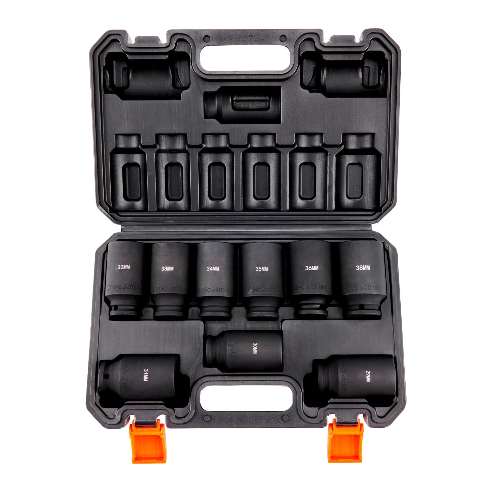 BENTISM 6 Point, 1/2-inch Drive Impact Socket, 9-Piece