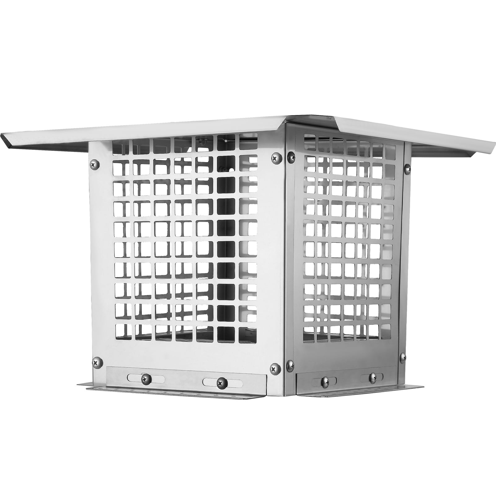 VEVOR Chimney Cap 9â€ x 9â€ 304Stainless Steel Fireplace Flue Caps Cover Mesh