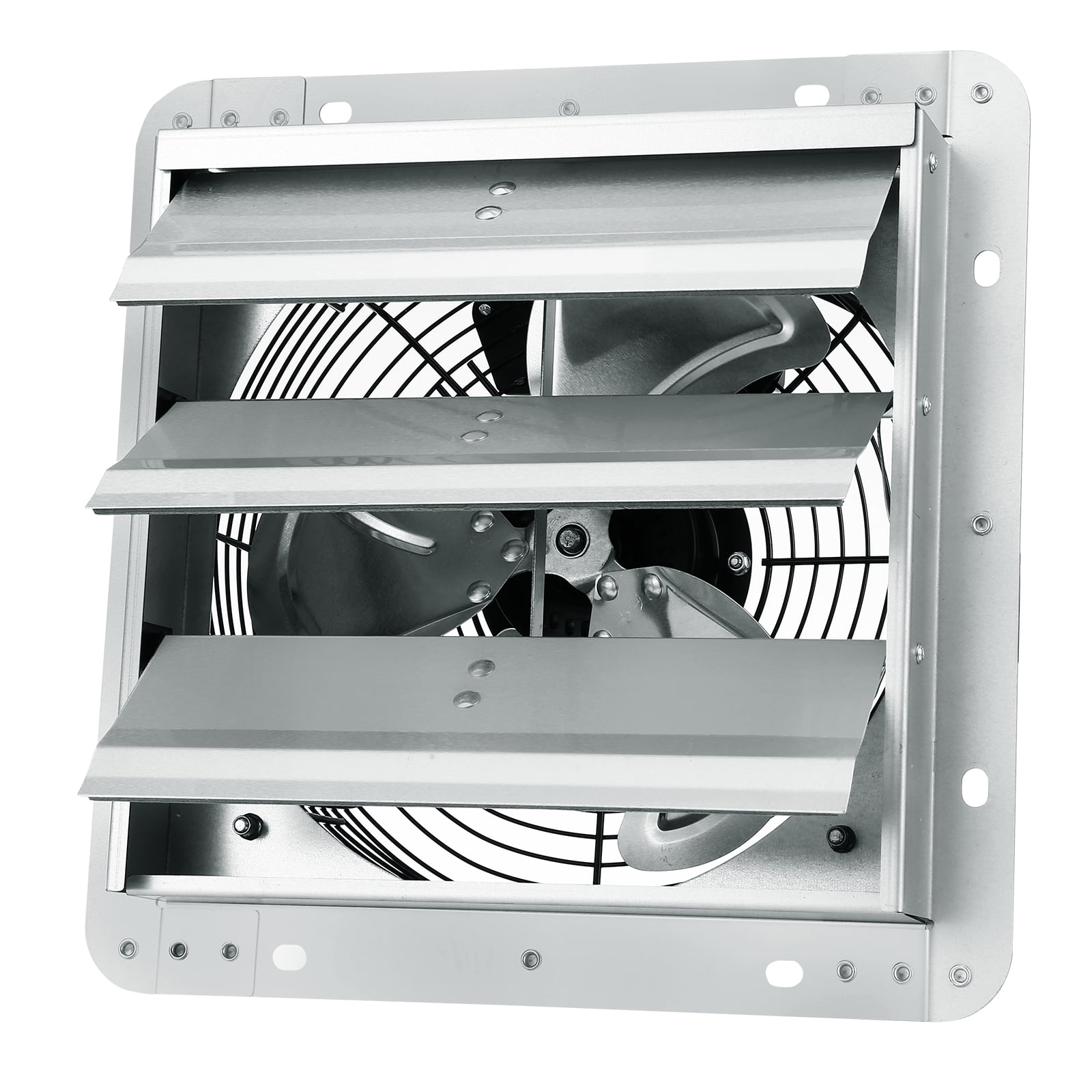 VEVOR Shutter Exhaust Fan Shop Exhaust Fan 10'' Wall Mounted Aluminum 820 CFM