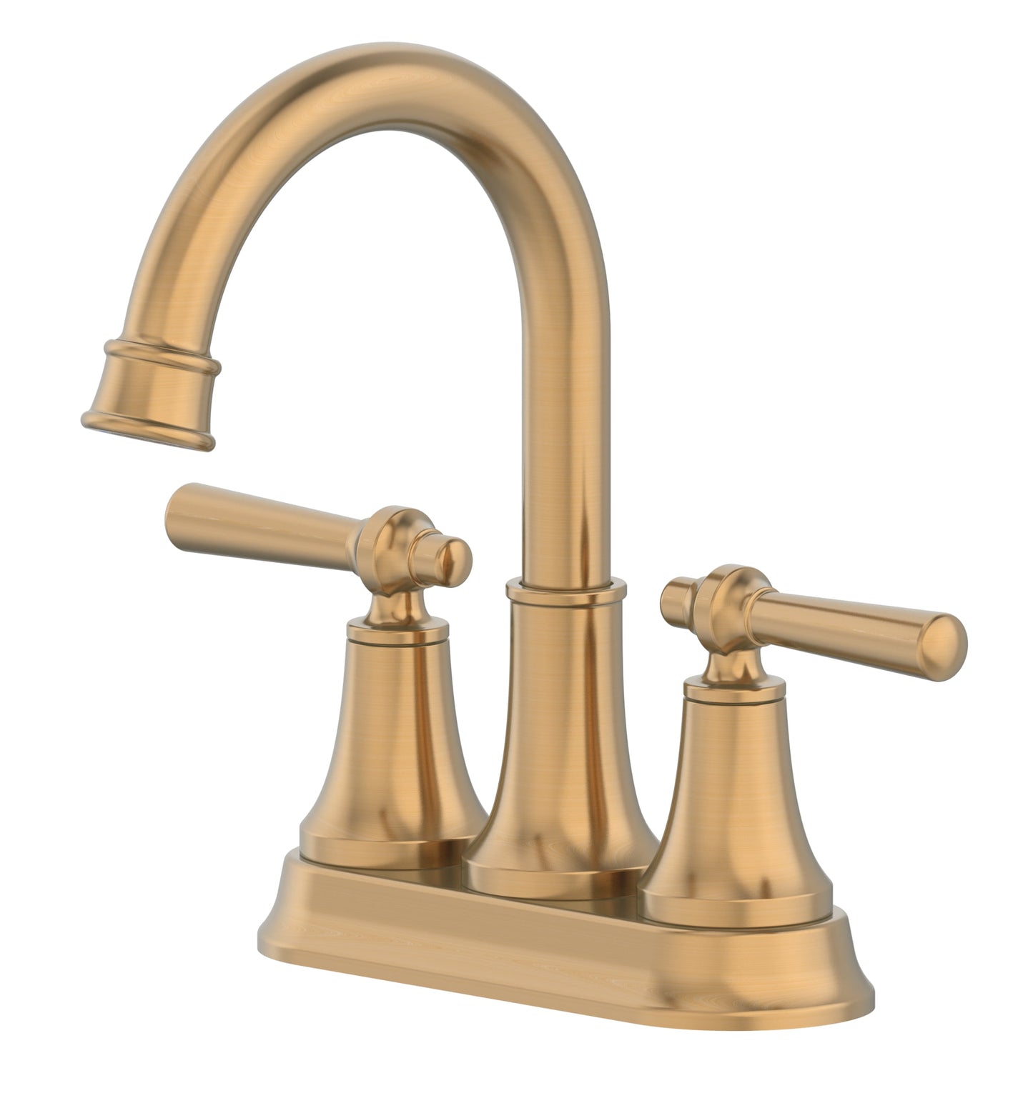 Better Homes & Gardens Modern Heirloom 4" Centerset Bathroom Faucet in Heritage Gold