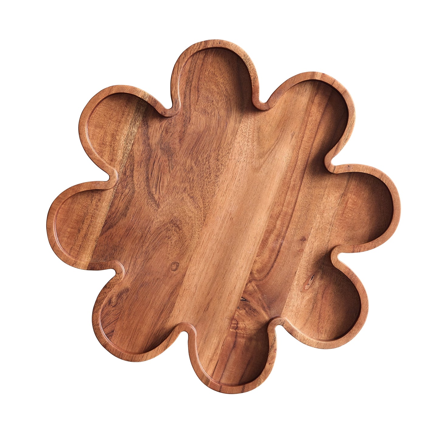 Better Homes & Gardens Floral Acacia Wood Serving Platter