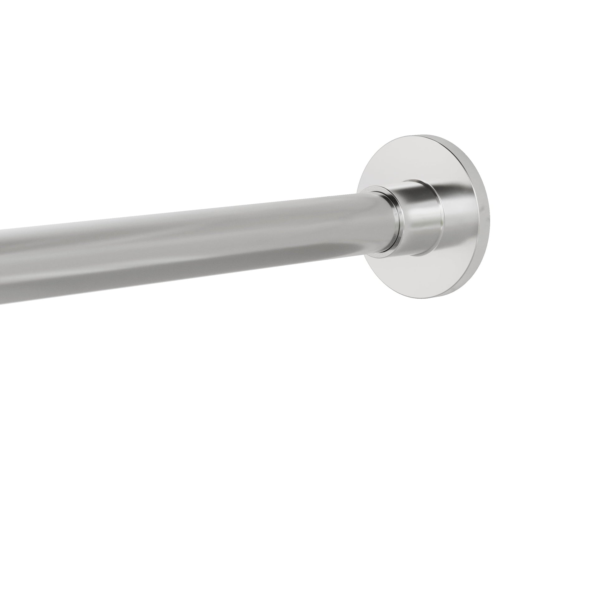 Better Homes & Gardens Rustproof 43â€ - 72â€ Modern Adjustable Tension Shower Curtain Rod, Nickel