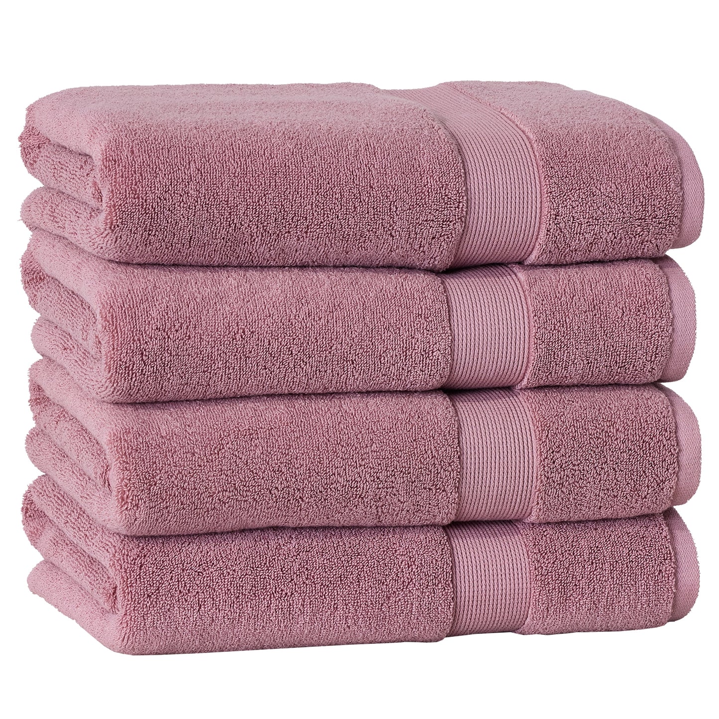 Better Homes & Gardens Signature Soft Solid 4 Piece Bath Towel Set,Violet Gem