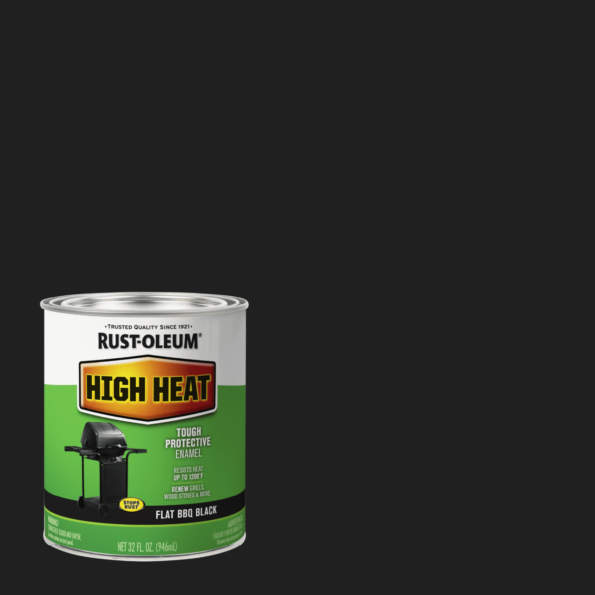 Rust-Oleum 7778502 Specialty Black Satin, 2 qt, 2 Pieces 2 Pack