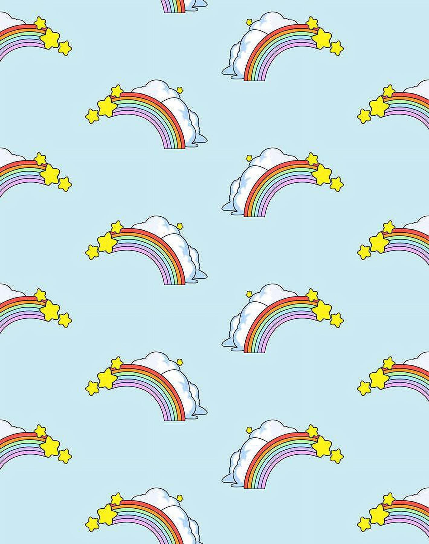 Barbie Rainbows Removable Vinyl Wallpaper, Sky