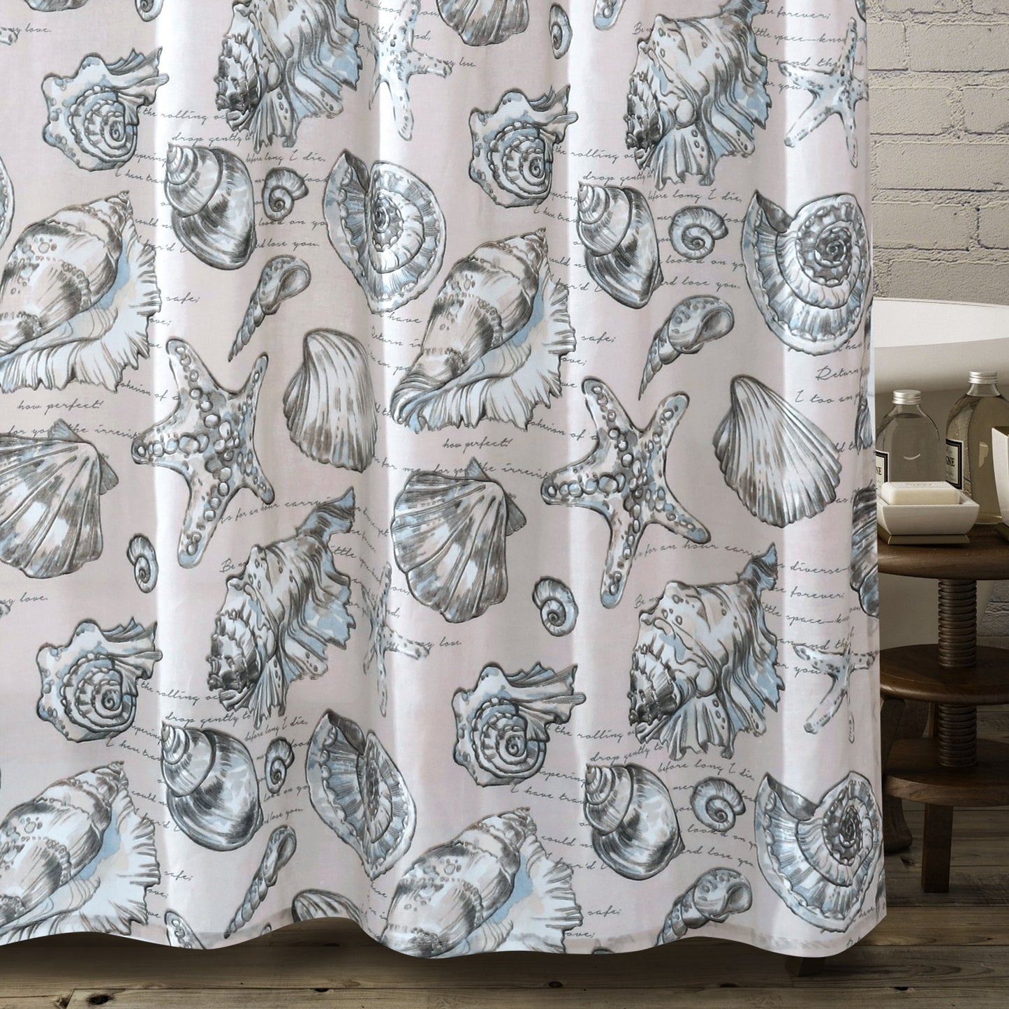 Barefoot Bungalow Cruz Shower Curtain, 72x72-inch