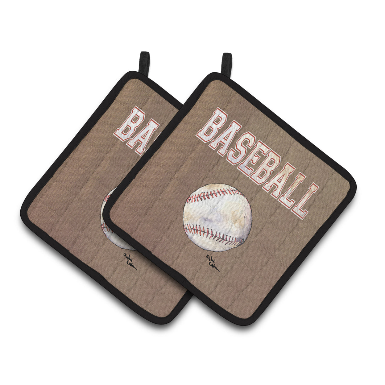 Baseball Pair of Pot Holders