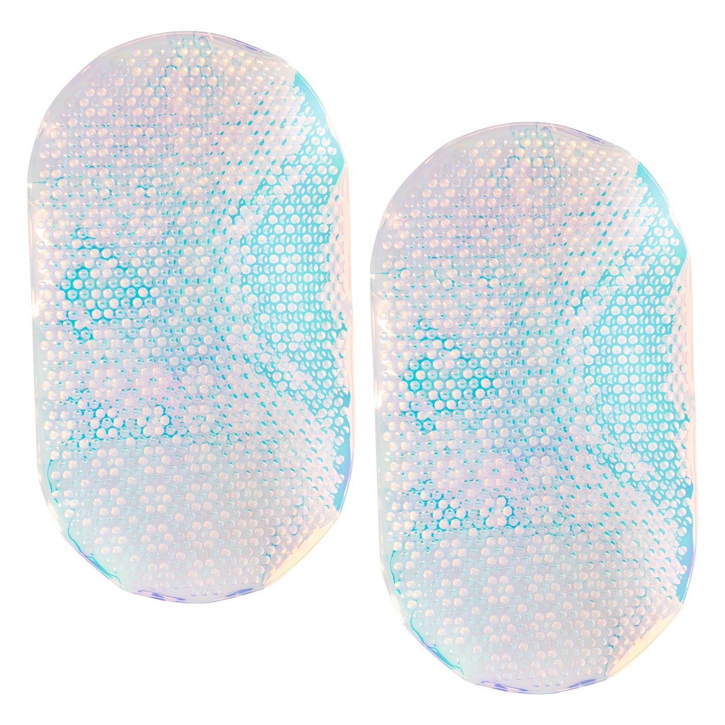 Bath Bliss 2 Pack PVC Anti-Slip Bathmat in Iridescent