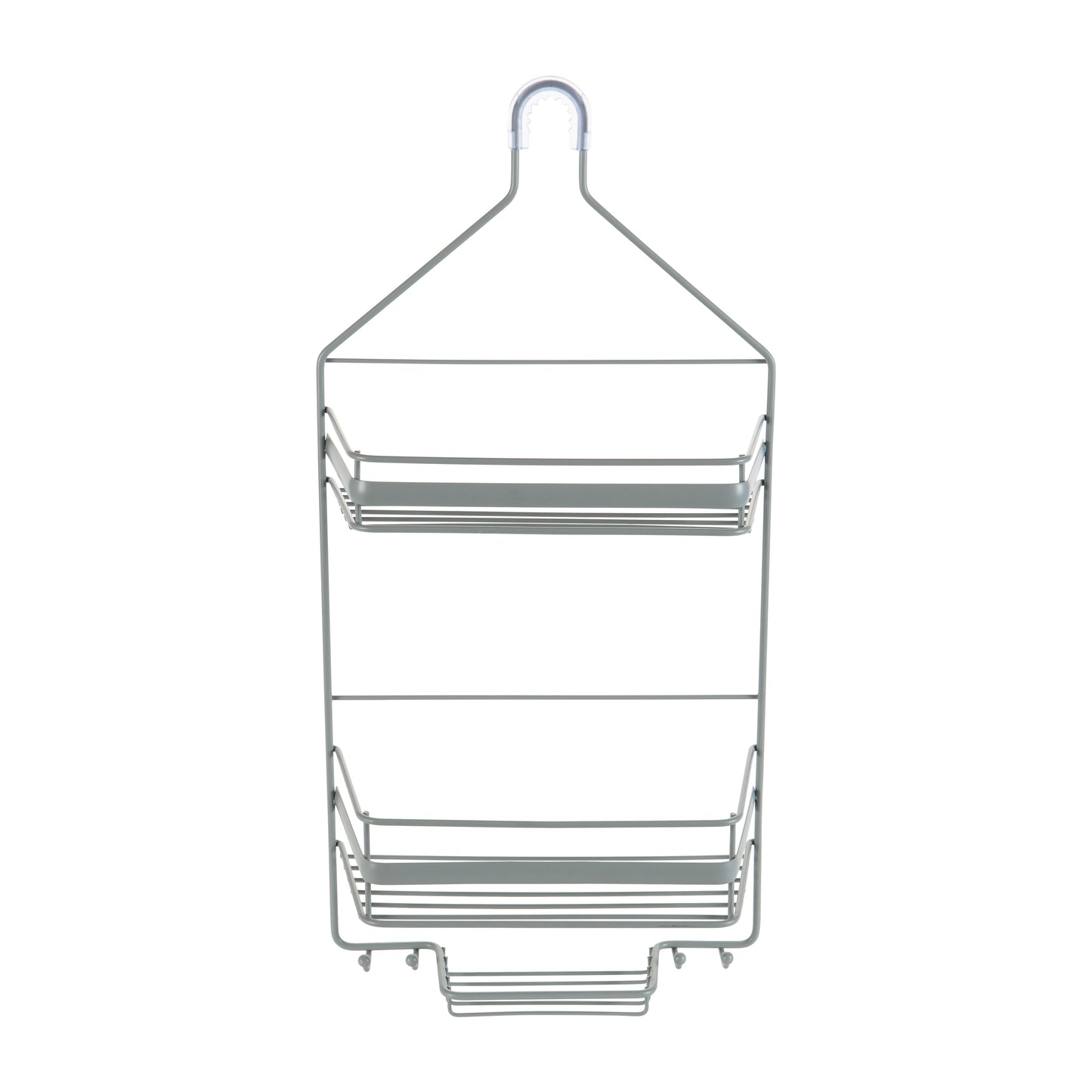 Bath Bliss 2 Shelf Regency Steel Shower Caddy in Gray