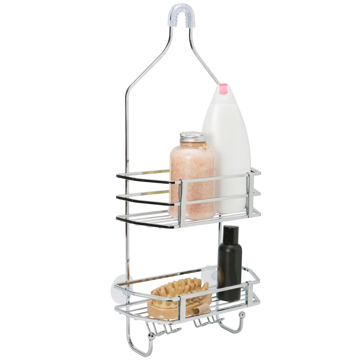 Bath Bliss Moderno Shower Stainless Steel Caddy in Chrome