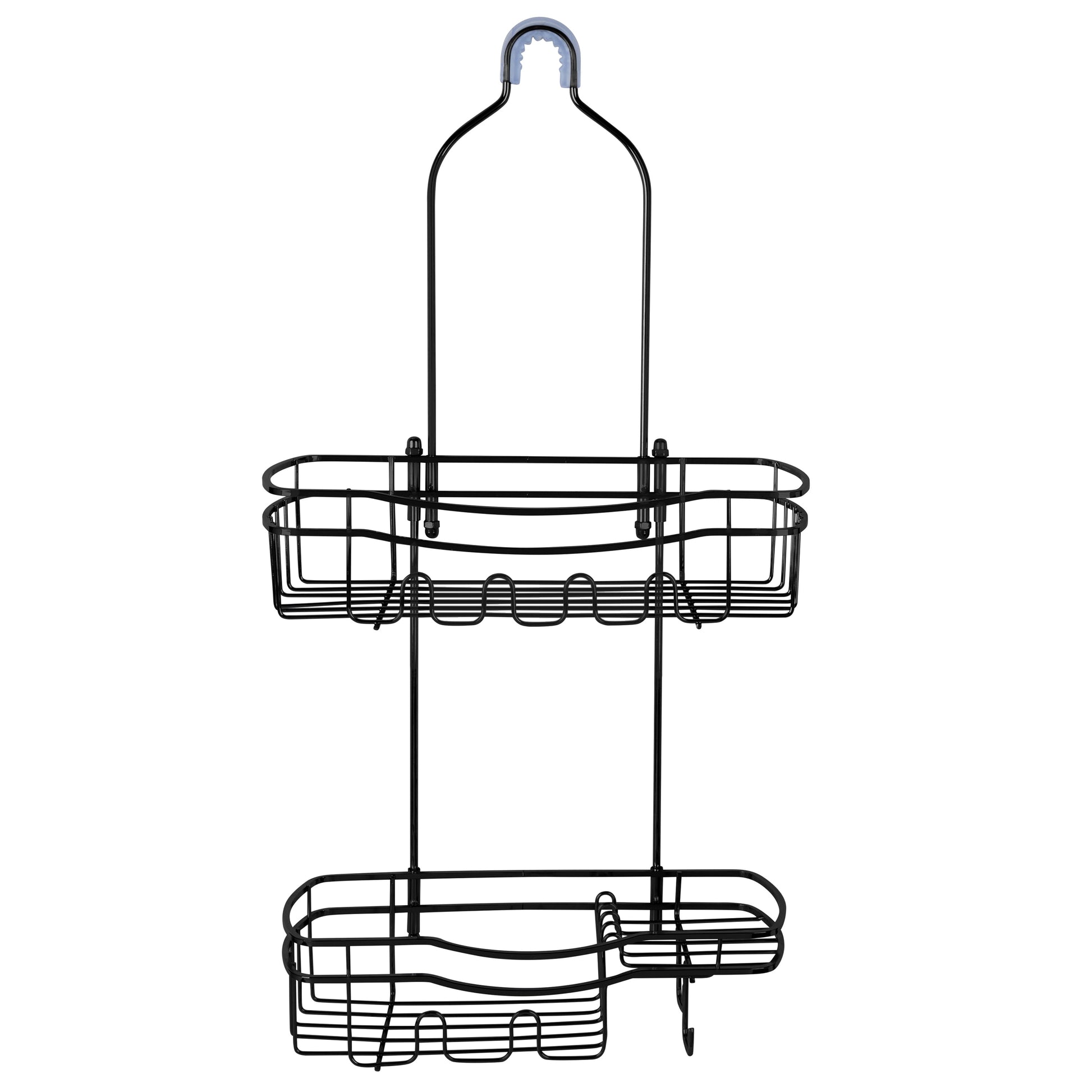 Bath Bliss Ultimate Adhesive Shower Caddy in Black