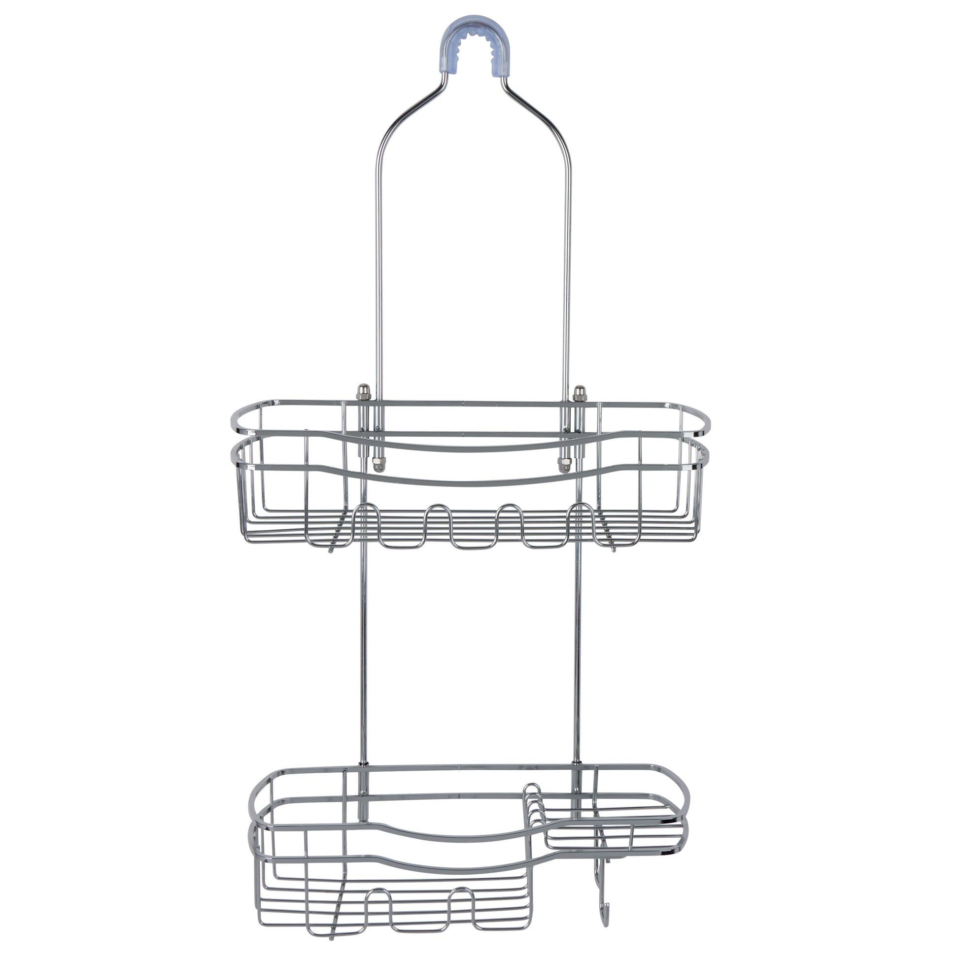 Bath Bliss Ultimate Adhesive Shower Caddy in Chrome