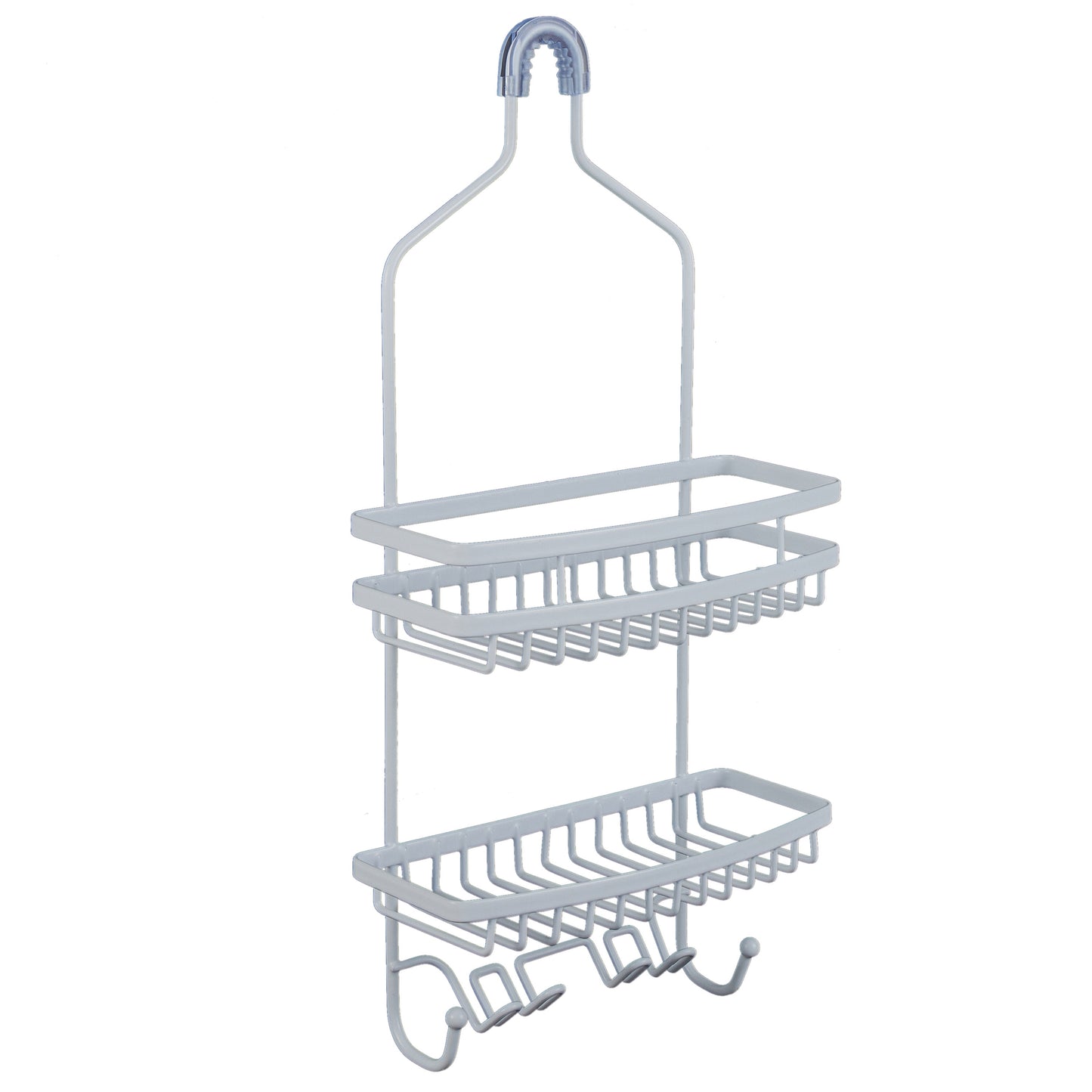 Bath Bliss Venice 2 Shelf Metal Shower Caddy, Chrome
