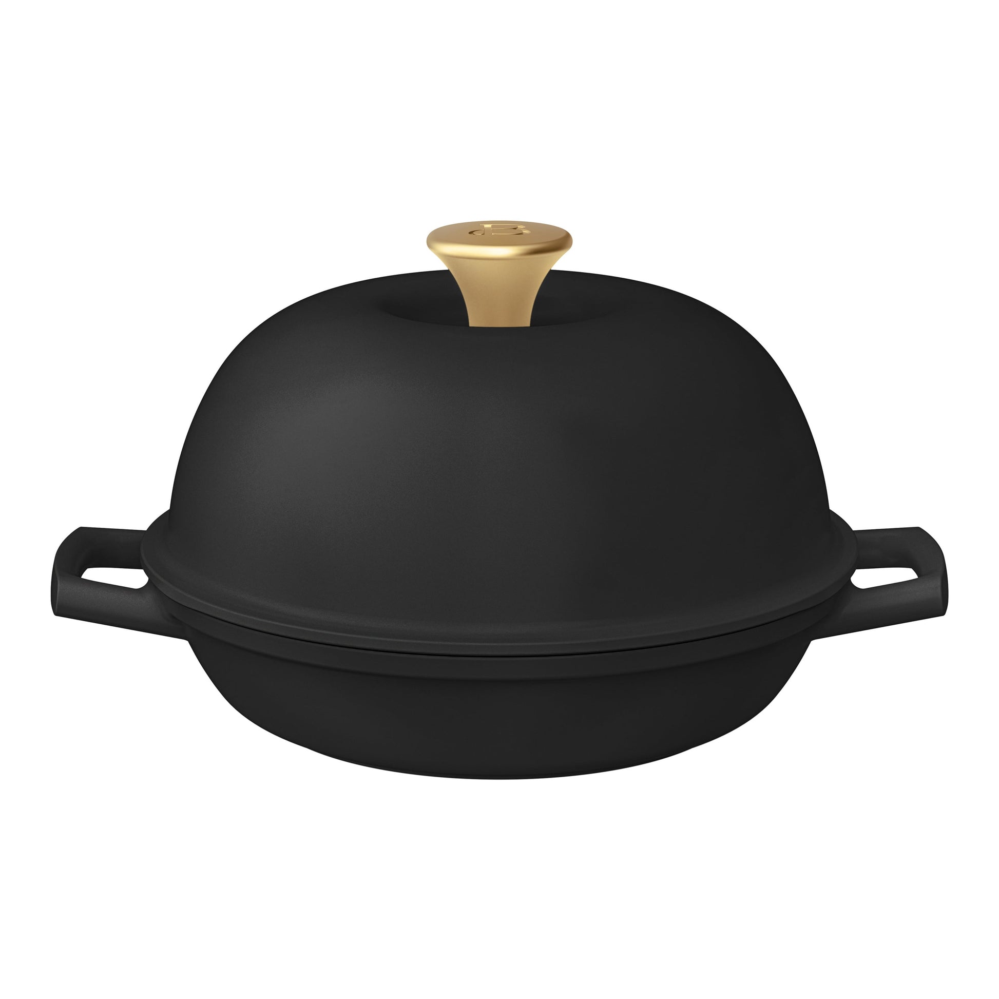 Beautiful Enameled Cast Iron Bread Oven, 10 inch, Round, Black Sesame by Drew Barrymore