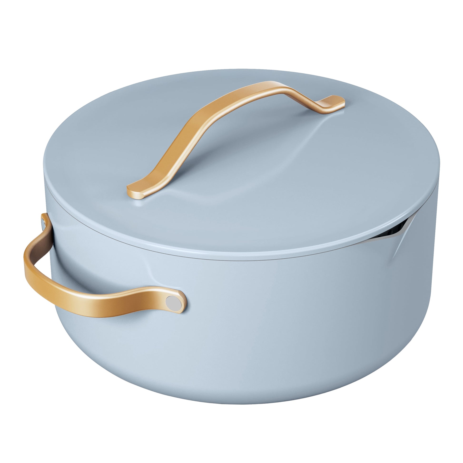Beautiful Olla Holandesa de CerÃ¡mica Antiadherente de 5 Cuartos con Tapa Coladora, SÃ©samo Negro de Drew Barrymore