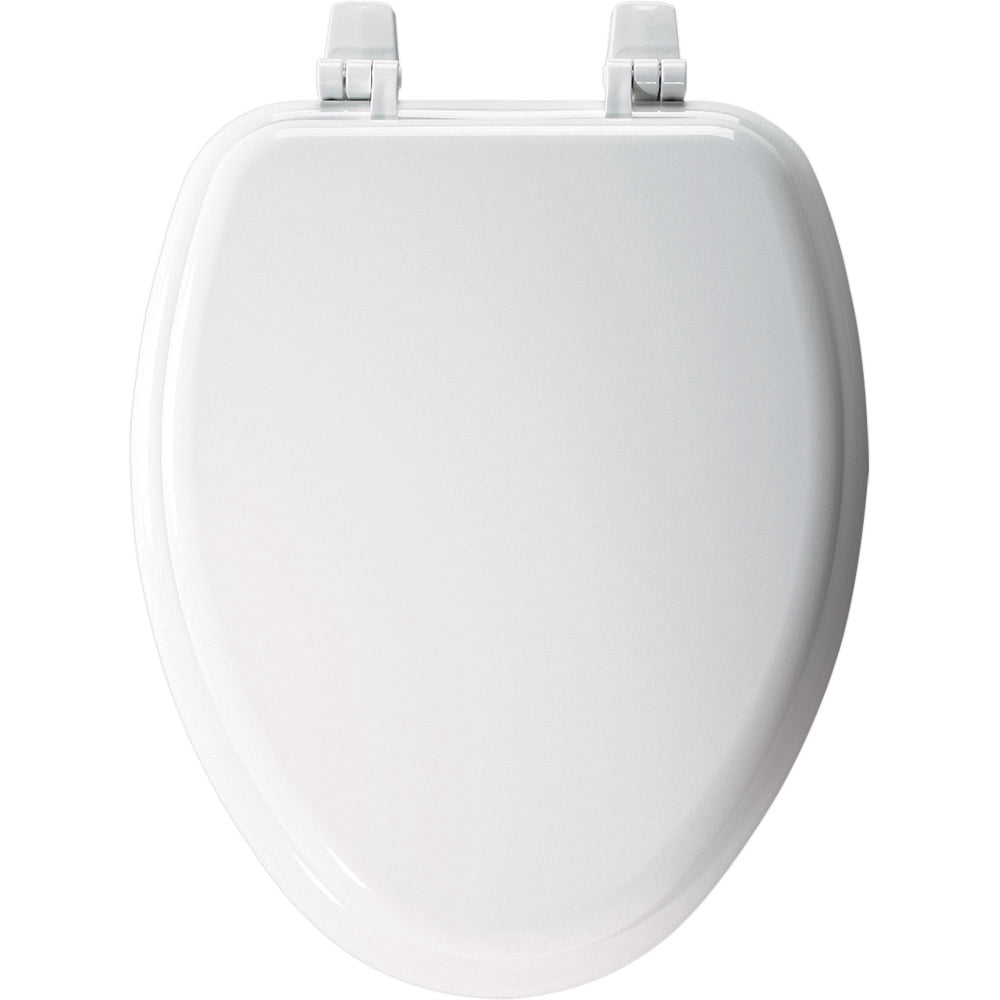 Bemis 1400TTA000 Elongated Closed Front Toilet Seat with Cover, White