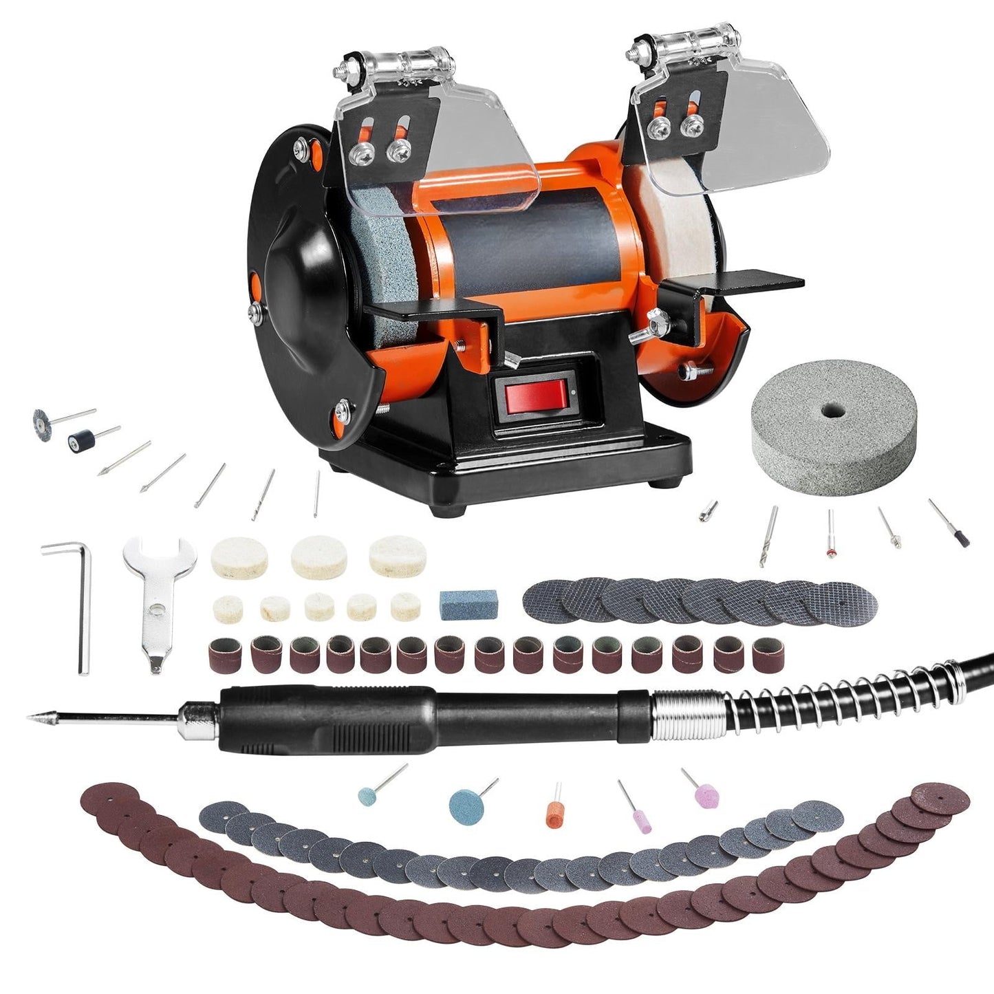 Bentism 3in 50W, 120V, 0.4A Cordless Power Tool Polisher, 3590 RPM