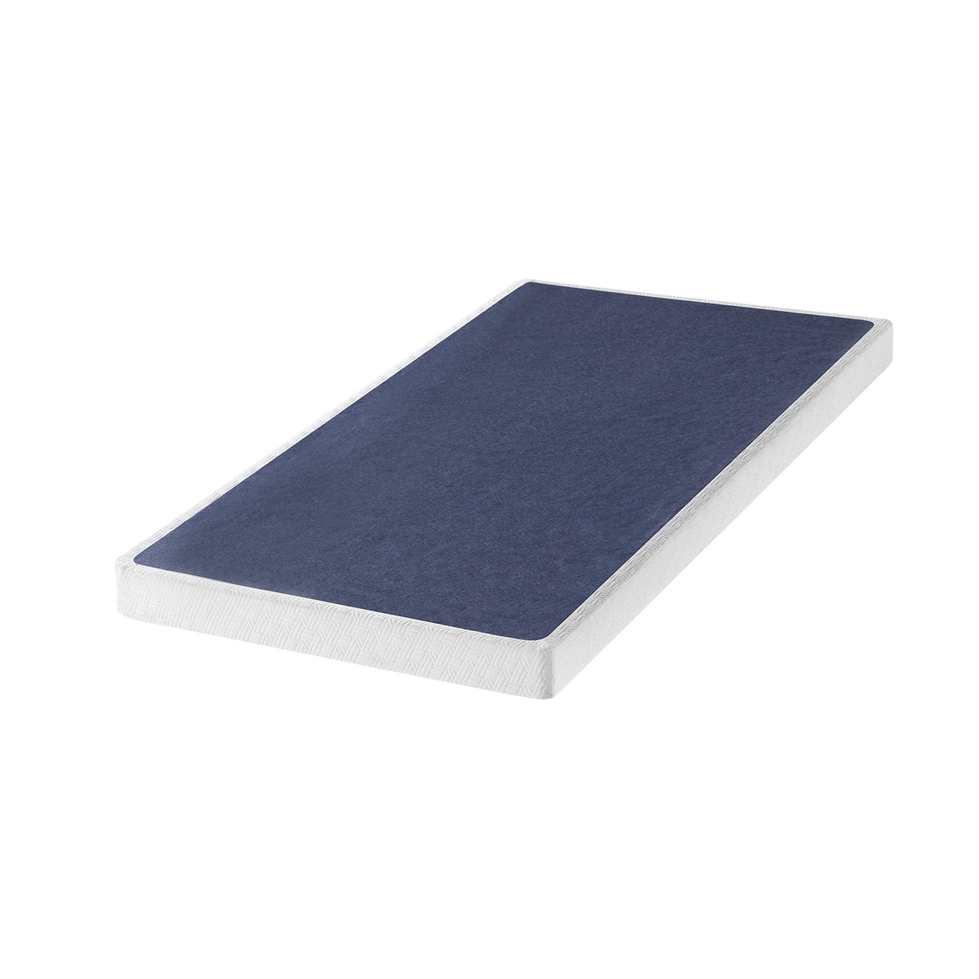 Best Price Mattress 4" Metal Box Spring Mattress Support with Wood Slats, Twin