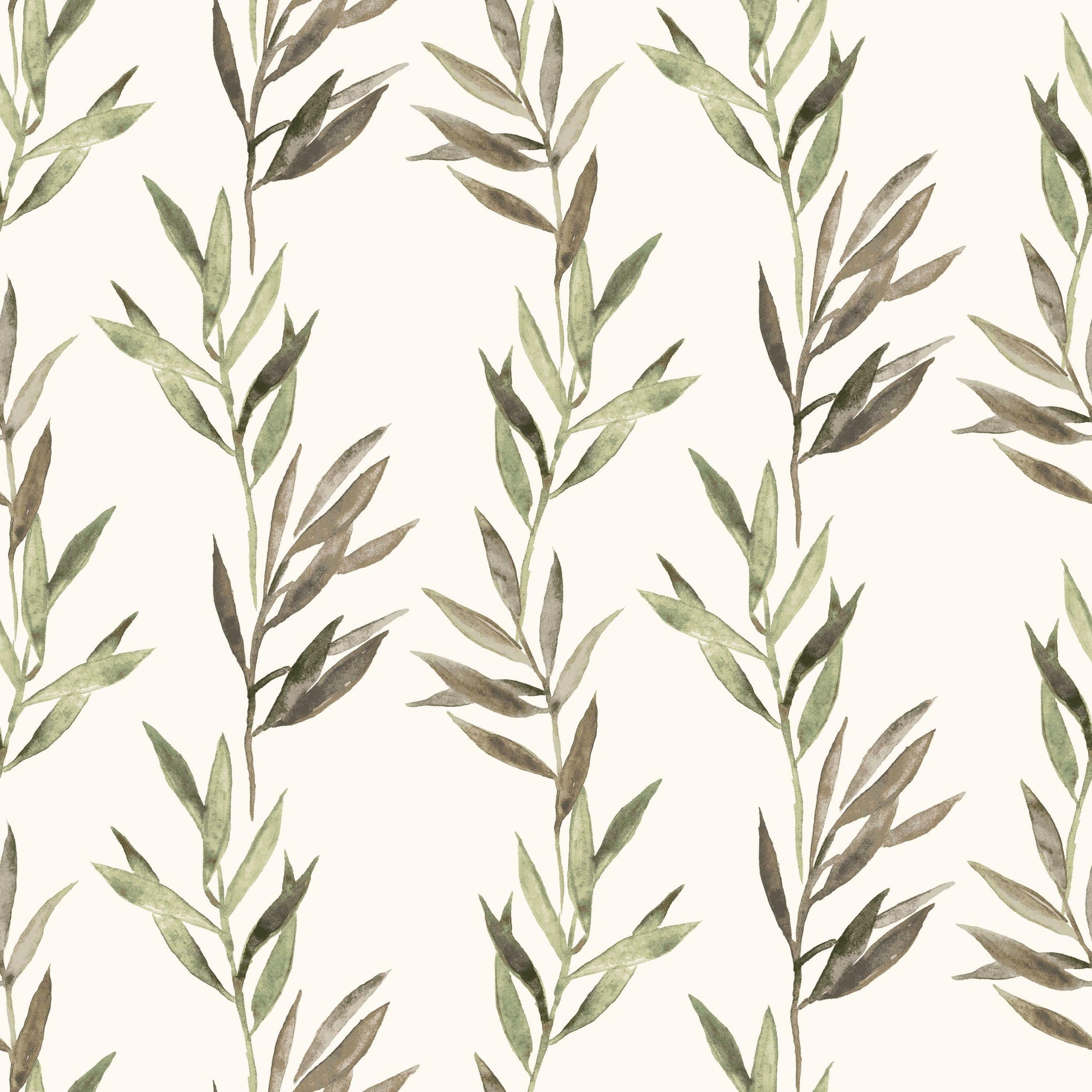 Better Homes & Gardens Green Peel & Stick Wallpaper, Scalata Branches, 18" x 18.86'