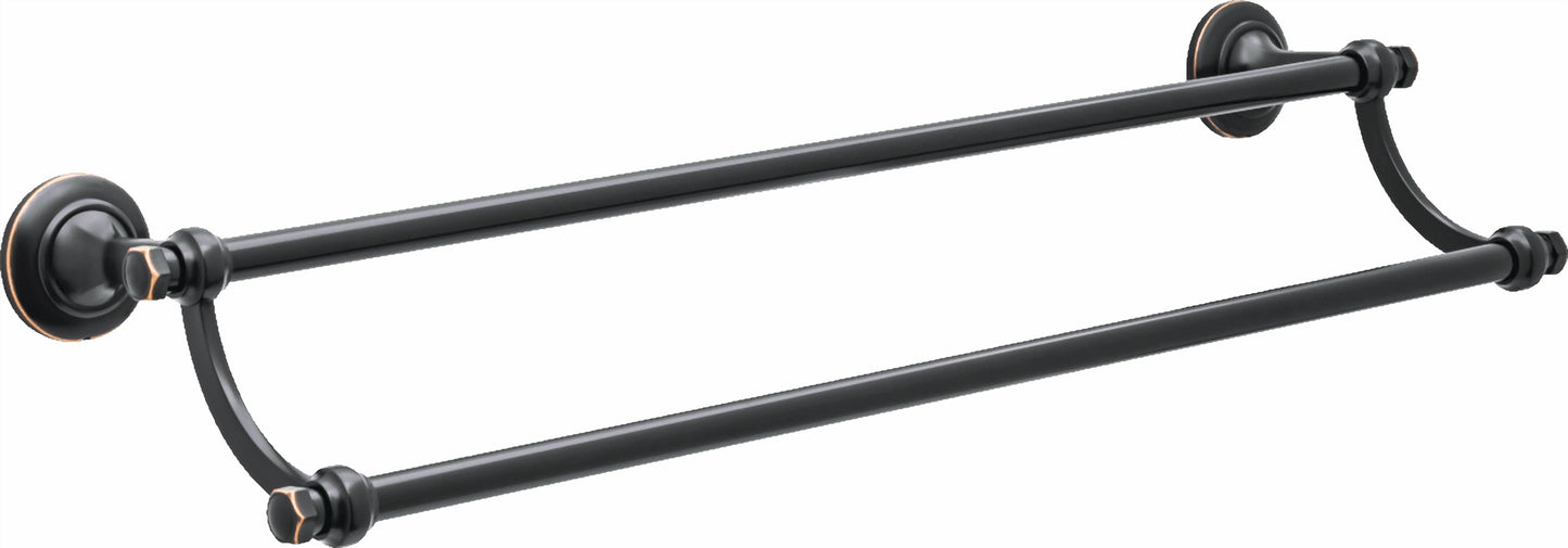 Better Homes & Gardens Holbrook 24" Double Towel Bar, Towel Holder, Oil Rubbed Bronze