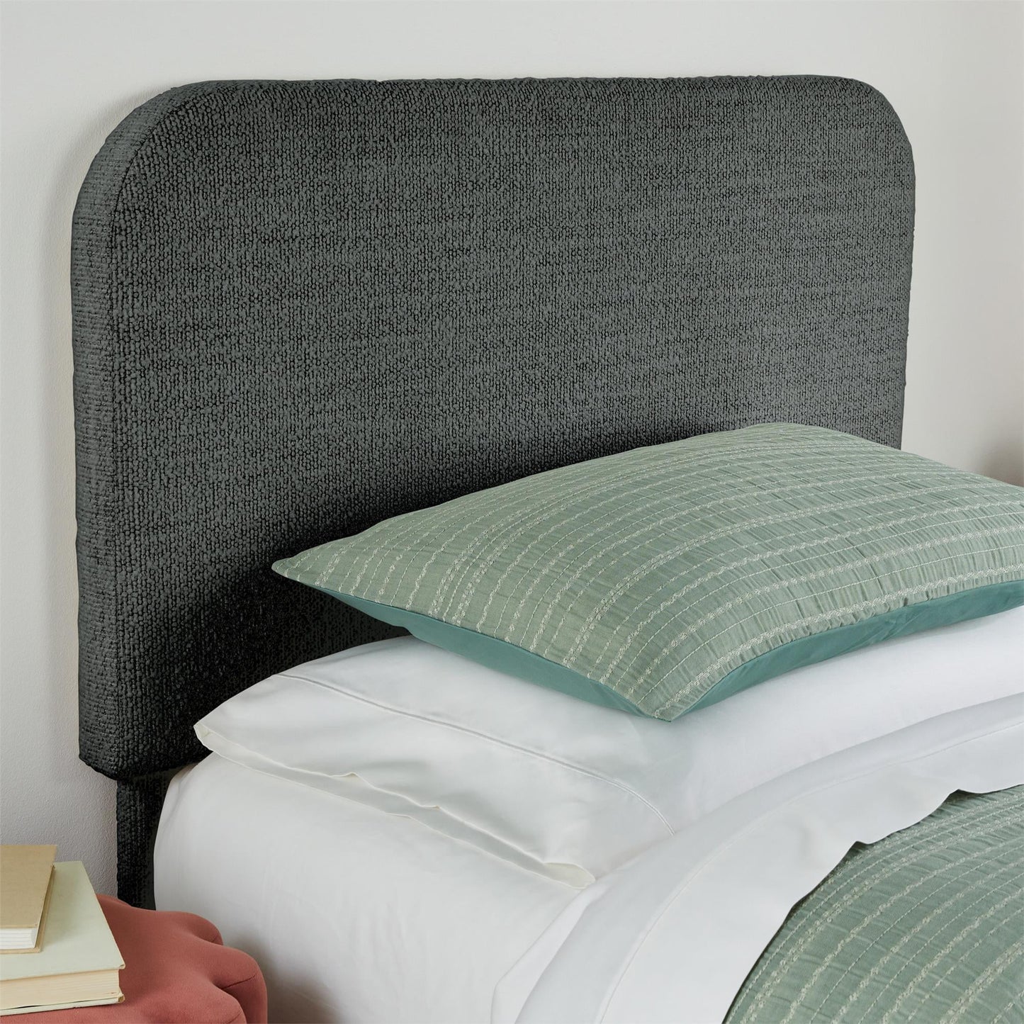 Better Homes & Gardens Juliet Full/Queen Boucle Headboard, Ivory