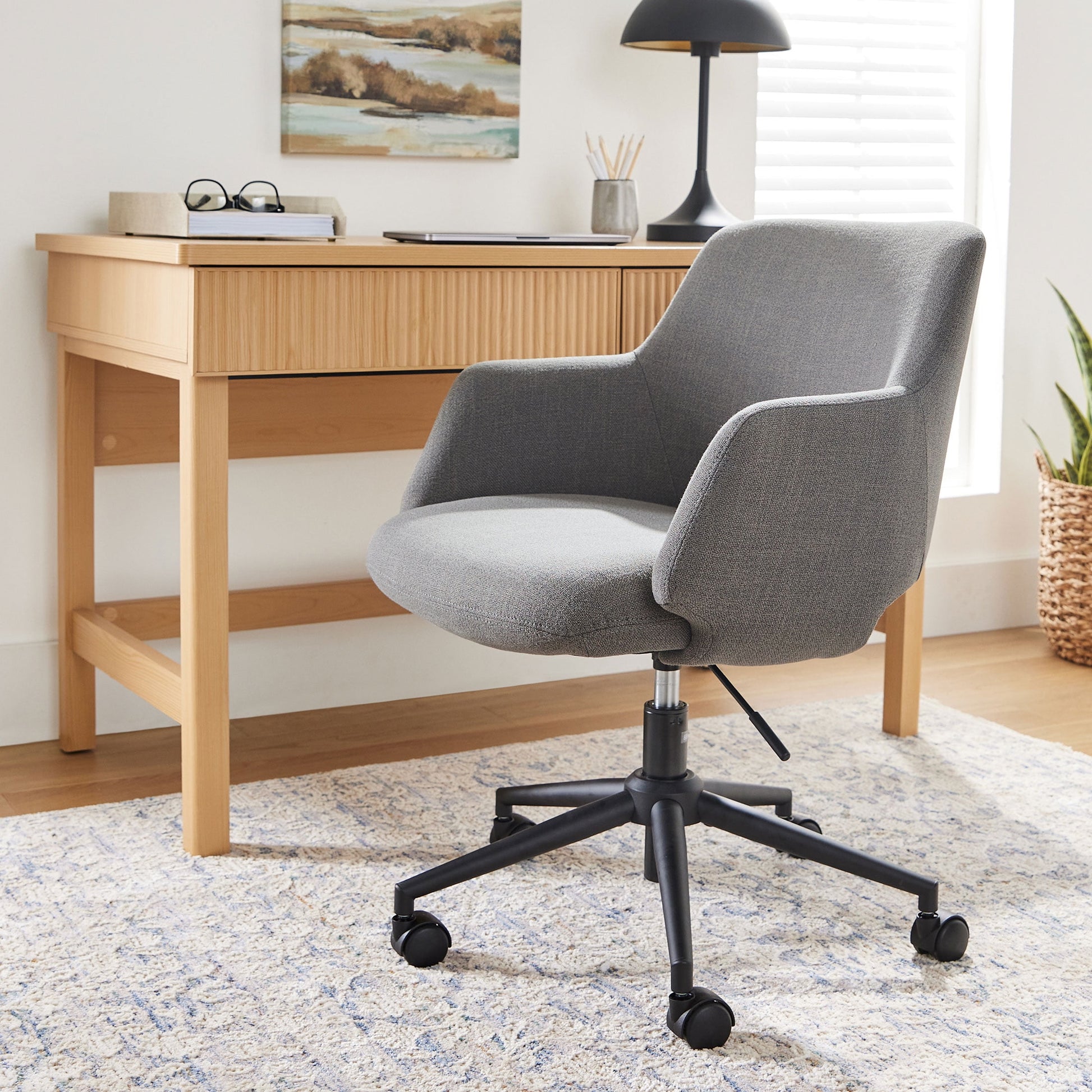 Better Homes & Gardens Lillian Office Chair, Cream