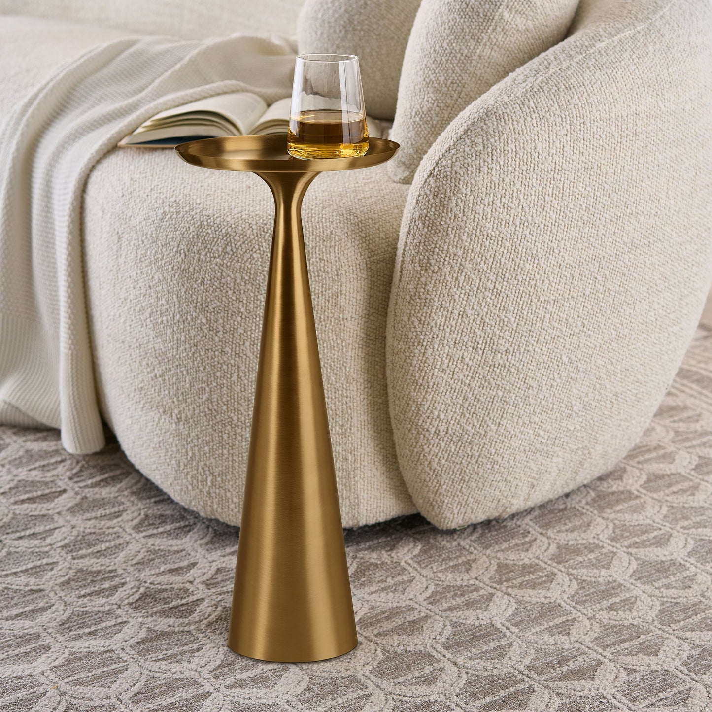 Better Homes & Gardens Truitt Drink Table, Gold