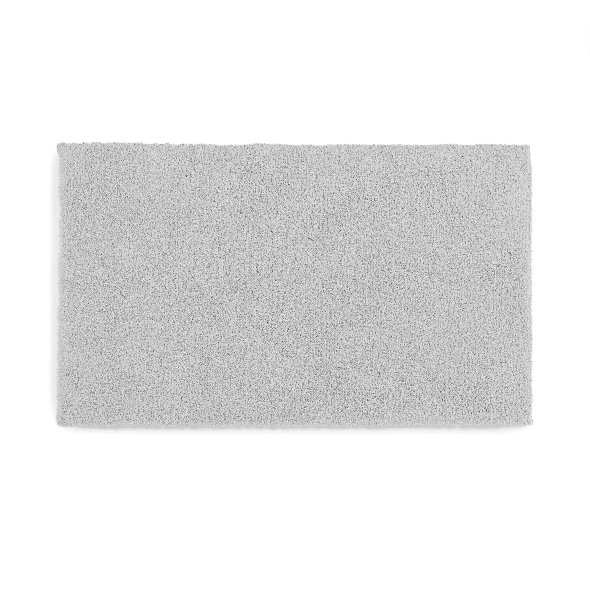 Better Homes & Gardens Ultra Soft Polyester Bath Rug, 23"x39", Soft Silver