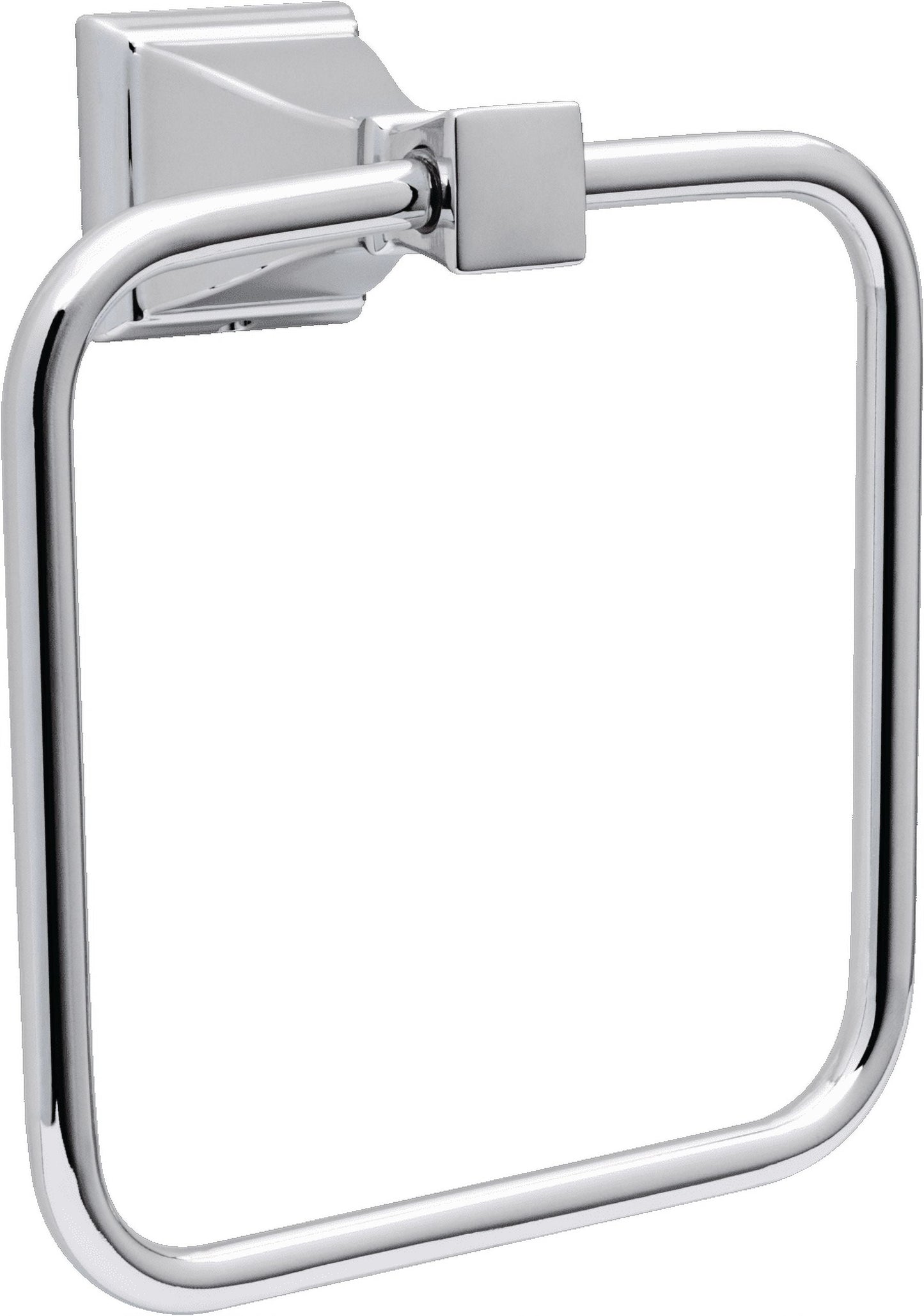 Better Homes and Gardens Chandler Towel Ring, Wall Mounted Bathroom Towel Holder, Chrome