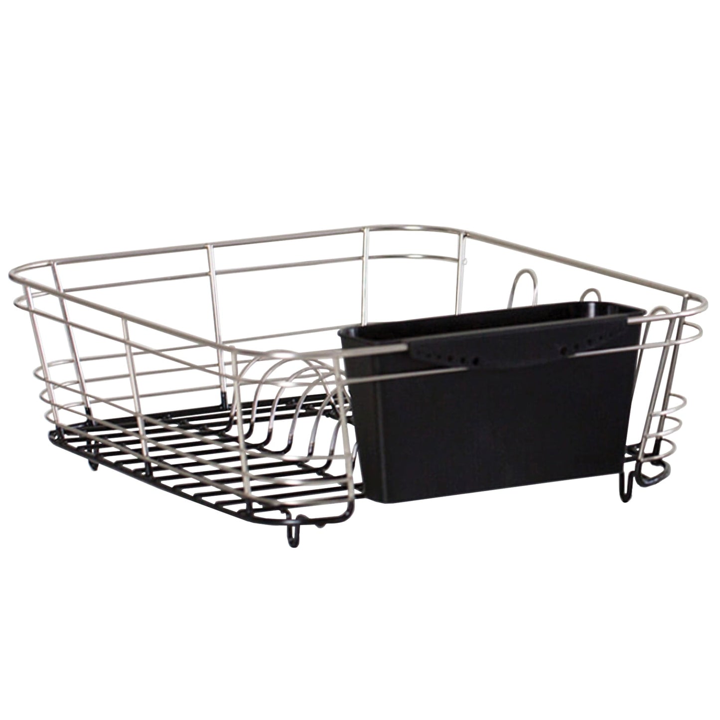 Better Houseware 2-Piece Dish Drainer, Stainless Steel