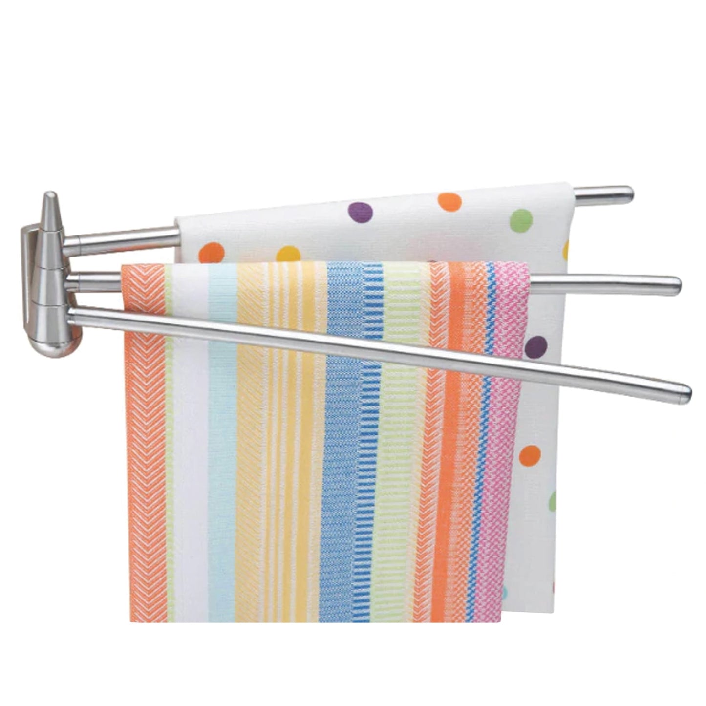 Better Houseware 2490 Stainless Steel 3-Arm Towel Bar