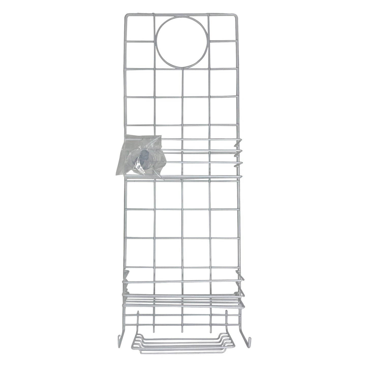 Better Houseware 888/W White-Coated Steel Shower Caddy