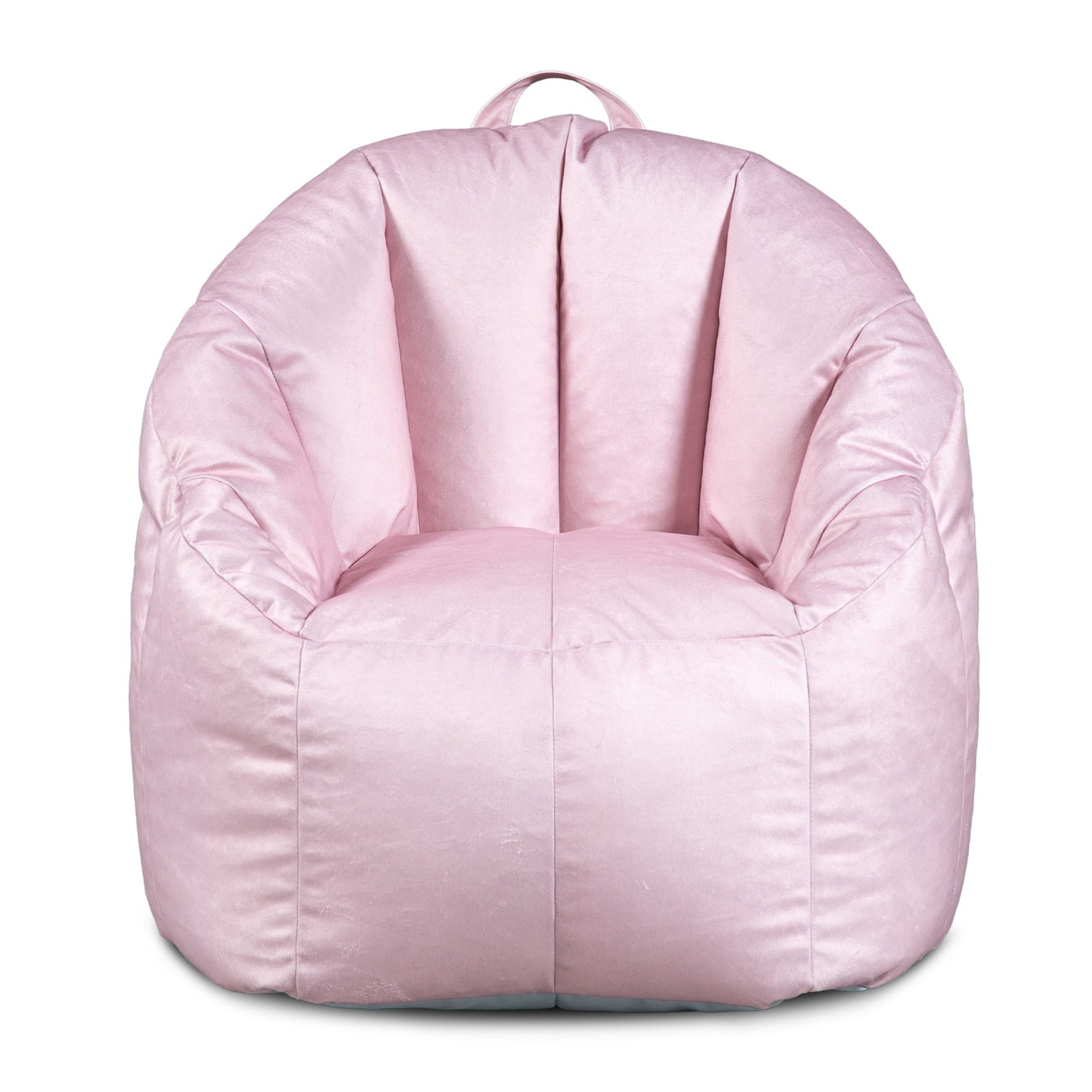 Big Joe Joey Bean Bag Chair for Kids/Teens, 2.5ft Plush Lounge Chair, Soft & Lightweight, Primrose Pink
