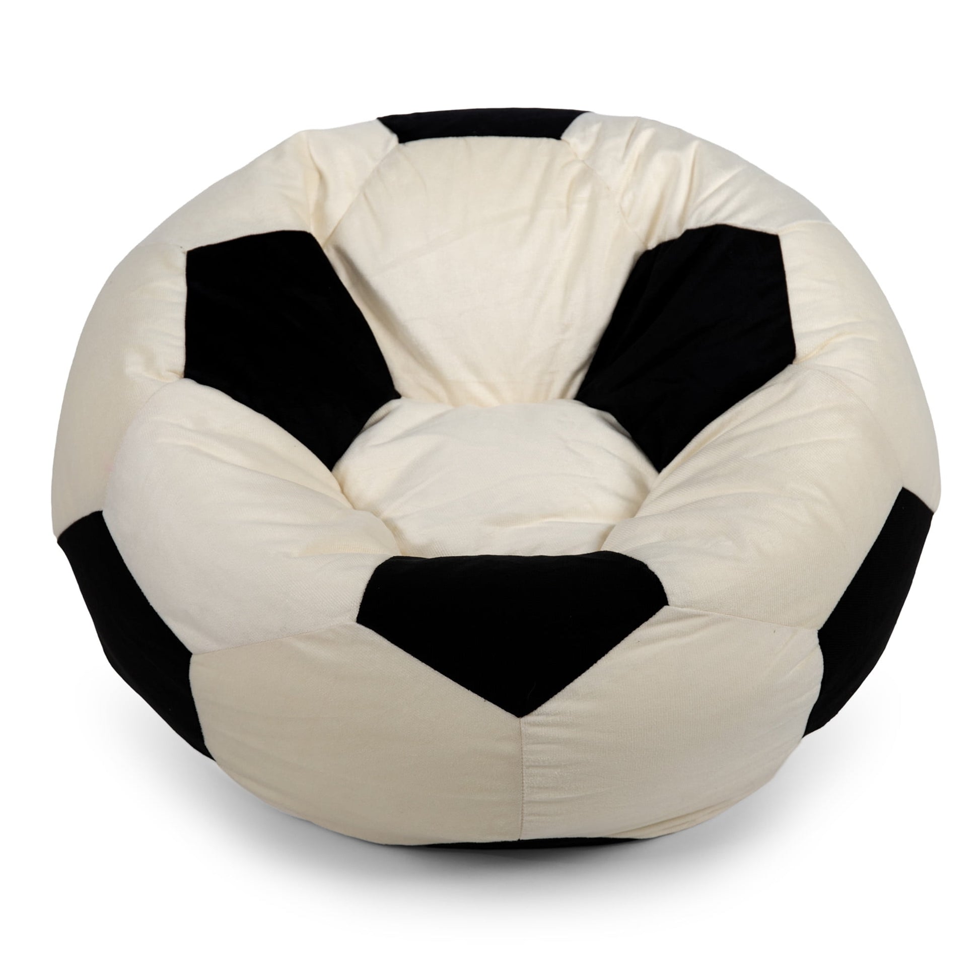 Big Joe Sports Ball Child-Sized Bean Bag Chair, Soccer Ball Plush, Soft Polyester, 2.5 feet