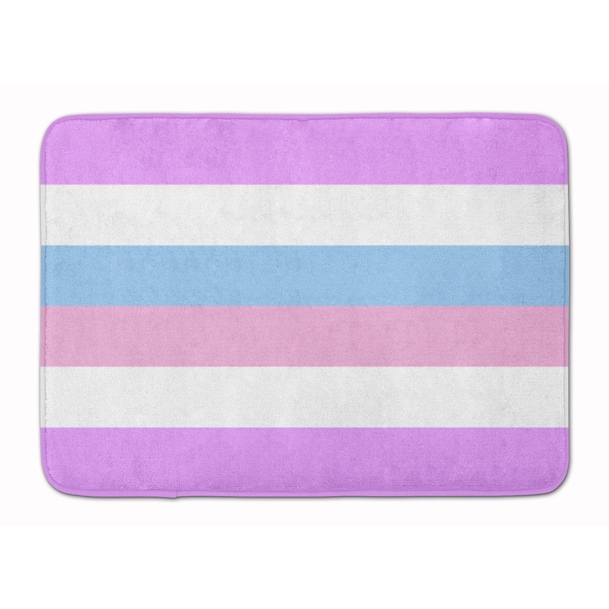 Bigender Pride Machine Washable Memory Foam Mat
