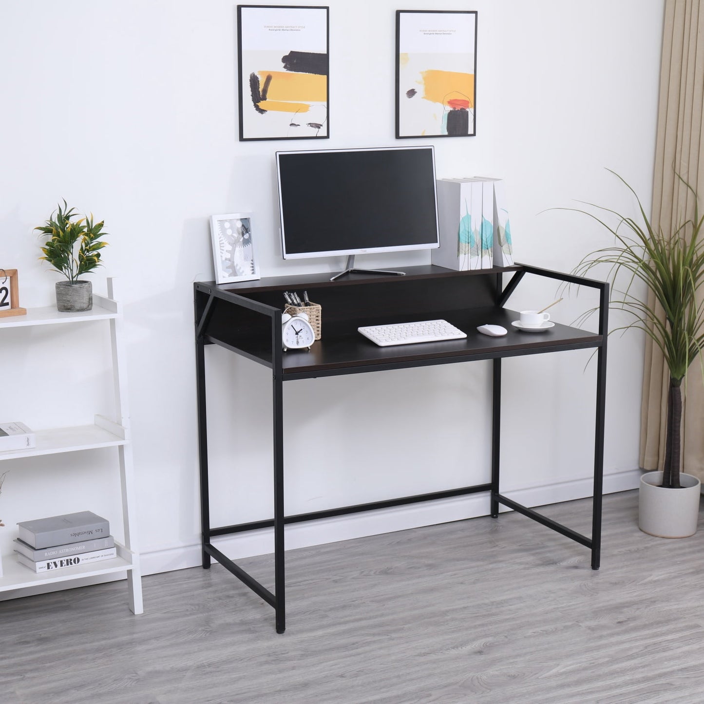 Black Console Table Entryway Table Small Behind Couch Table Skinny Sofa Table Hallway Table for Living Room Foyer Bedroom Corridor Office