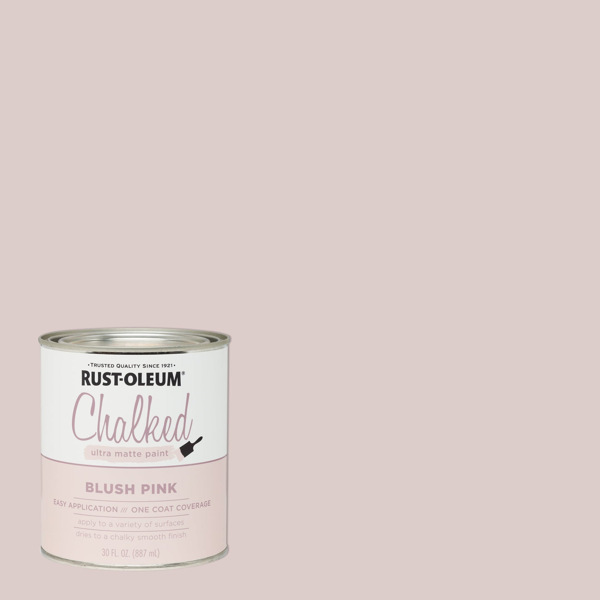 2 Pack, Blush Pink, Rust-Oleum Chalked Ultra Matte Interior Paint, 30 oz