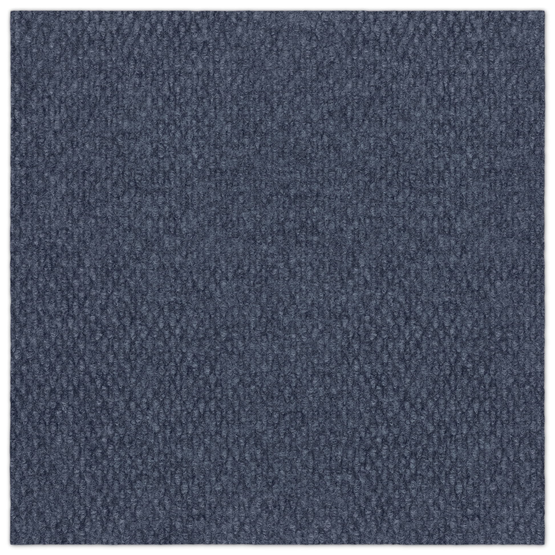 EAZY Floor Boone Hobnail Blue Residential 18 in. x 18 in. Peel and Stick Carpet Tile Square 22.5 Sq. ft. 10 Tiles Per Box