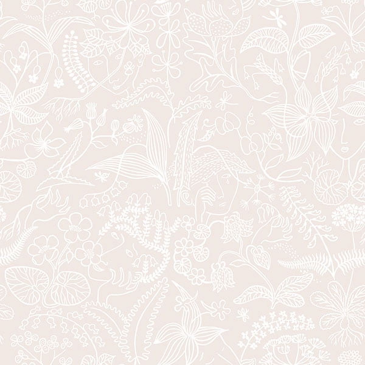 BorÃ¥stapeter Grazia Blush Floral Silhouette Wallpaper