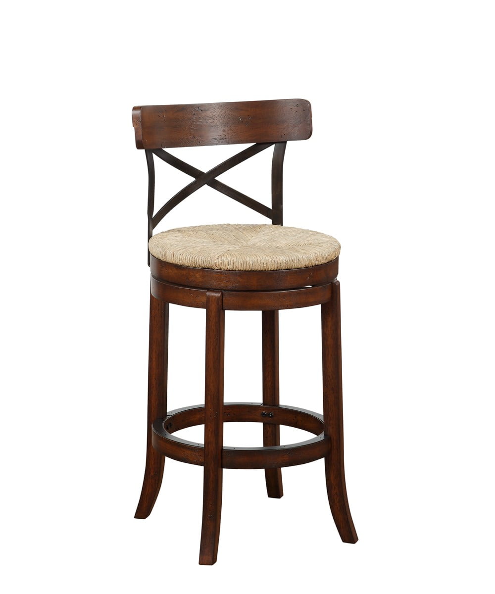Boraam Myrtle 29" Swivel Bar Stool, Mahogony