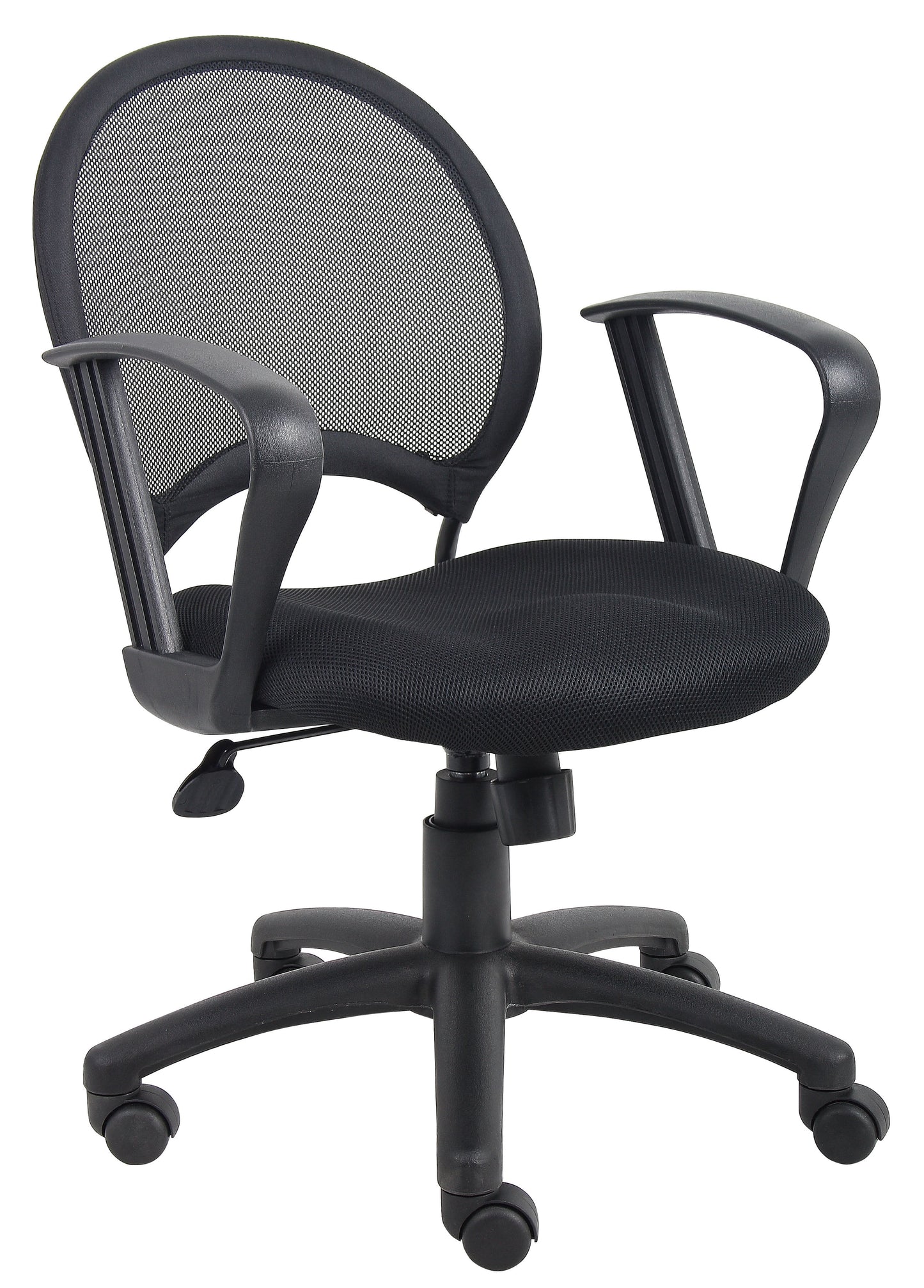 Boss Office Products B6217 Mesh Chair with Loop Arms