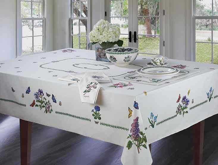 Botanic Garden 60X102 Tablecloth Ivory