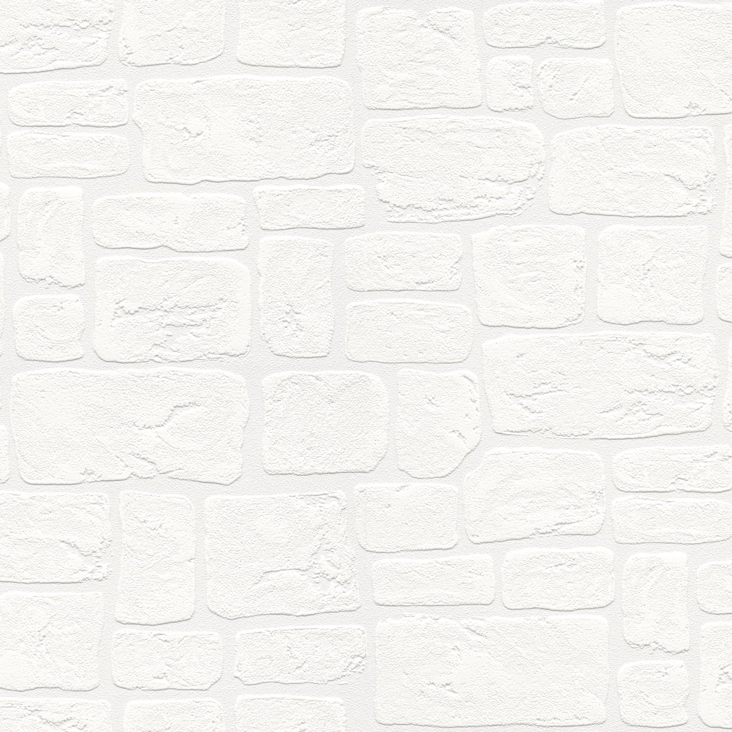 Brewster Home Fashions Gaffrey White Stone Paintable Wallpaper