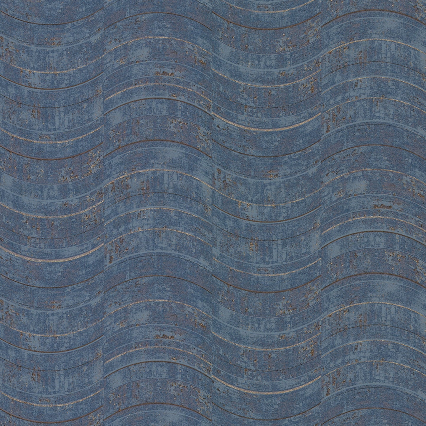 Brewster Hydra Blue Geometric Unpasted Non Woven Wallpaper, 21-in by 33-ft, 57.8 sq. ft.
