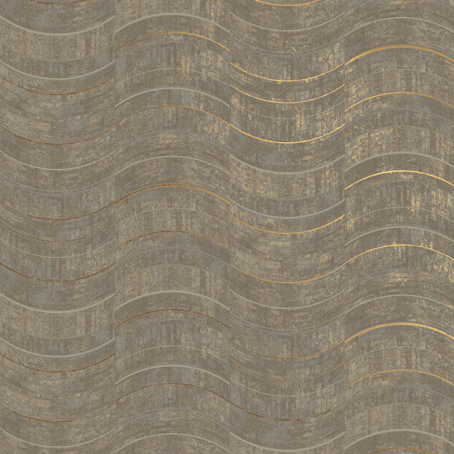 Brewster Hydra Light Grey Geometric Wallpaper